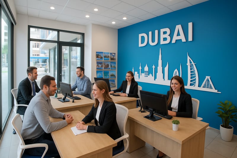 Dubai Travel Agency Road office and travel consultants