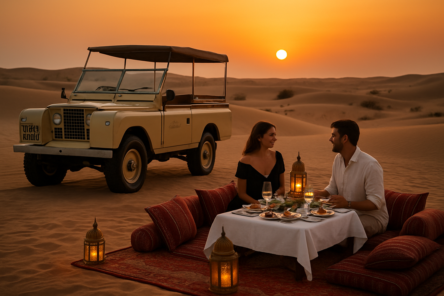 Luxury desert safari experience in Dubai